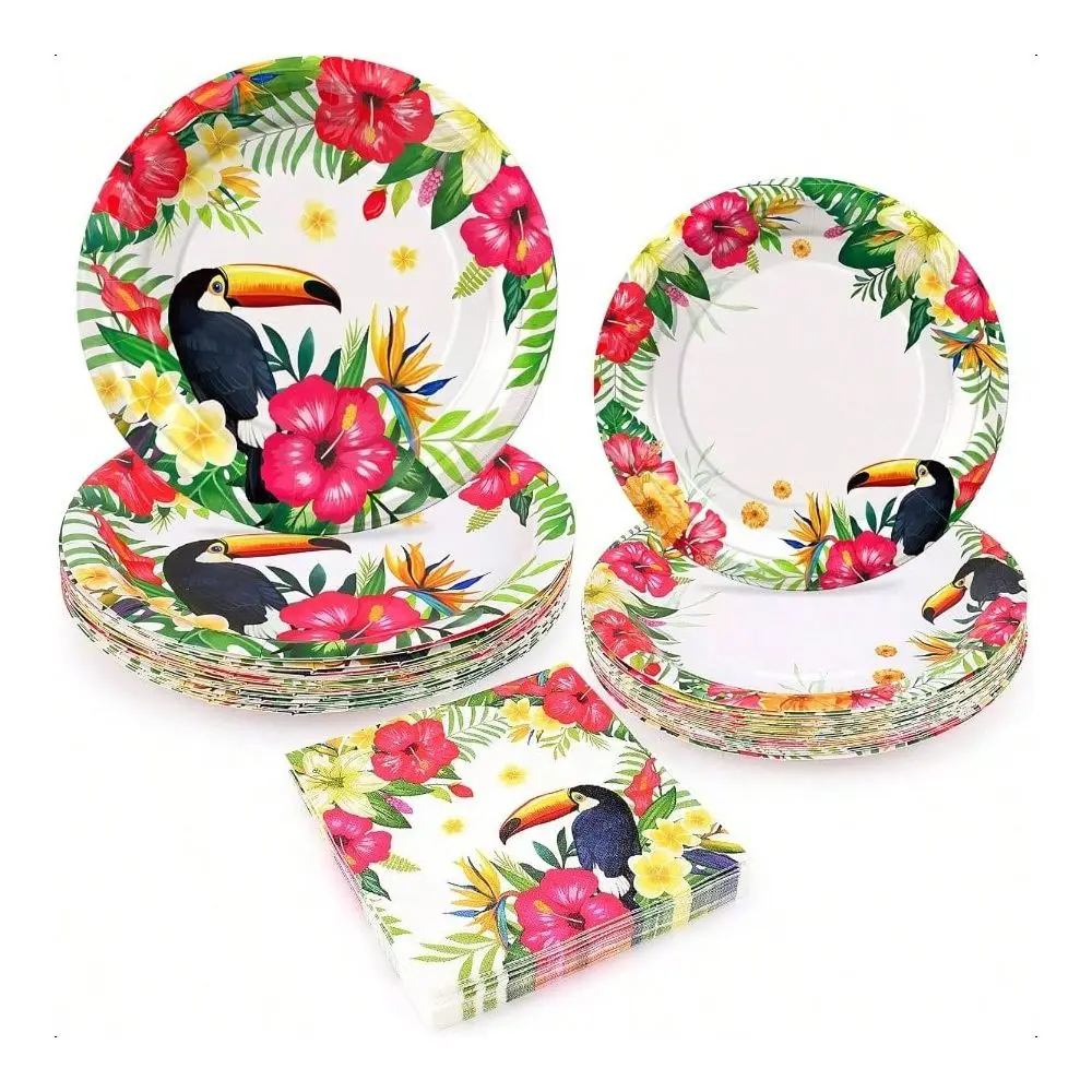 Hawaiian Luau Plates And Napkins Set Of 24 Toucan Tropical Disposable Plates For Aloha Birthday Party Decorations Luau Party Di
Hawaiian Luau Plates And Napkins Set Of 24 Toucan Tropical Disposable Plates For Aloha Birthday Party Decorations Luau Party Di