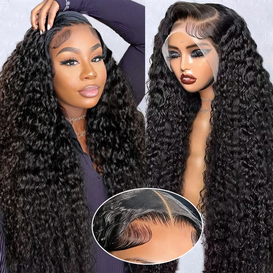 Deep Wave 13x6 Hd Lace Front Human Hair Wig 40 Inch 200 Density Water Wave 13x4 Frontal Wig Hd Lace Women Curly Wigs Human Hair
Deep Wave 13x6 Hd Lace Front Human Hair Wig 40 Inch 200 Density Water Wave 13x4 Frontal Wig Hd Lace Women Curly Wigs Human Hair