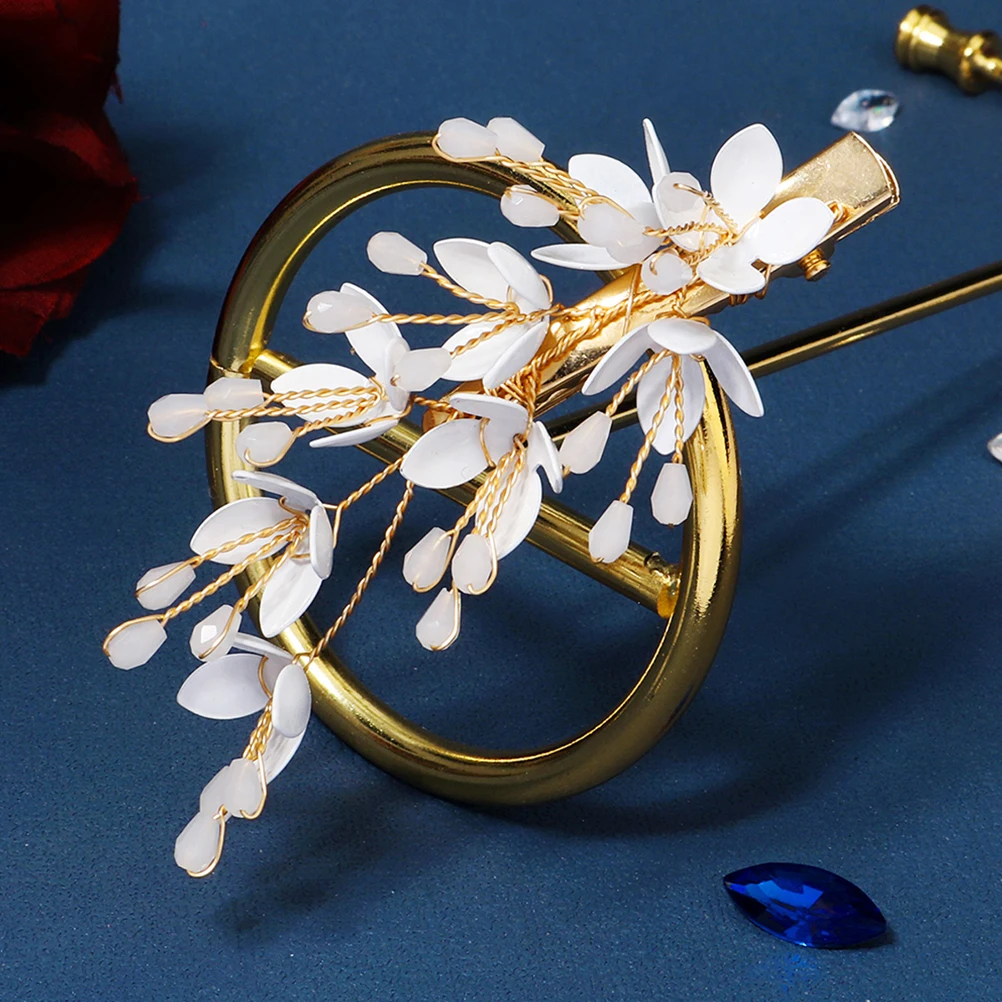 Flower Hair Clip Women Girls Accessory Crystal Material Sturdy Firm Long Term Use Prom Wedding Banquet Photo Shoot Daily Wear
Flower Hair Clip Women Girls Accessory Crystal Material Sturdy Firm Long Term Use Prom Wedding Banquet Photo Shoot Daily Wear