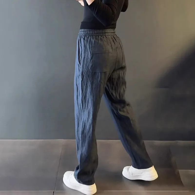 Летние мужские брюки 2025 года: элитные, из чистого льна, широкие, прямого кроя, спортивные, повседневные, свободные, класса люкс, длинные
Летние мужские брюки 2025 года: элитные, из чистого льна, широкие, прямого кроя, спортивные, повседневные, свободные, класса люкс, длинные