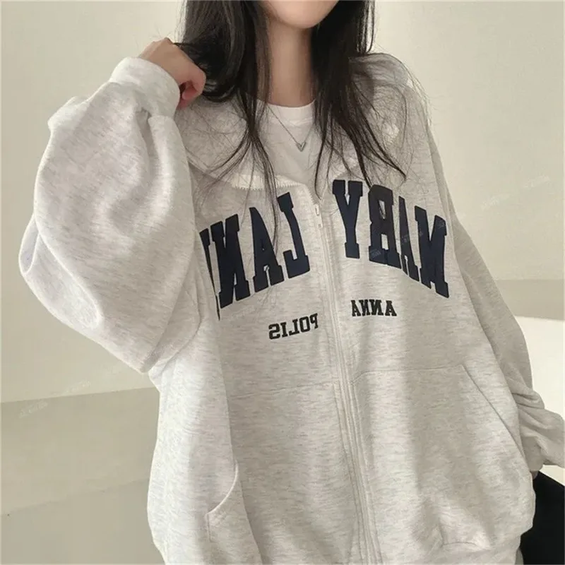 K Pop Clothes Zip Up Hoodie Autumn New Hoodies Zipper Jacket Women Oversized Loose Lazy Style Tops Sweatshirt Streetwear Women
K Pop Clothes Zip Up Hoodie Autumn New Hoodies Zipper Jacket Women Oversized Loose Lazy Style Tops Sweatshirt Streetwear Women