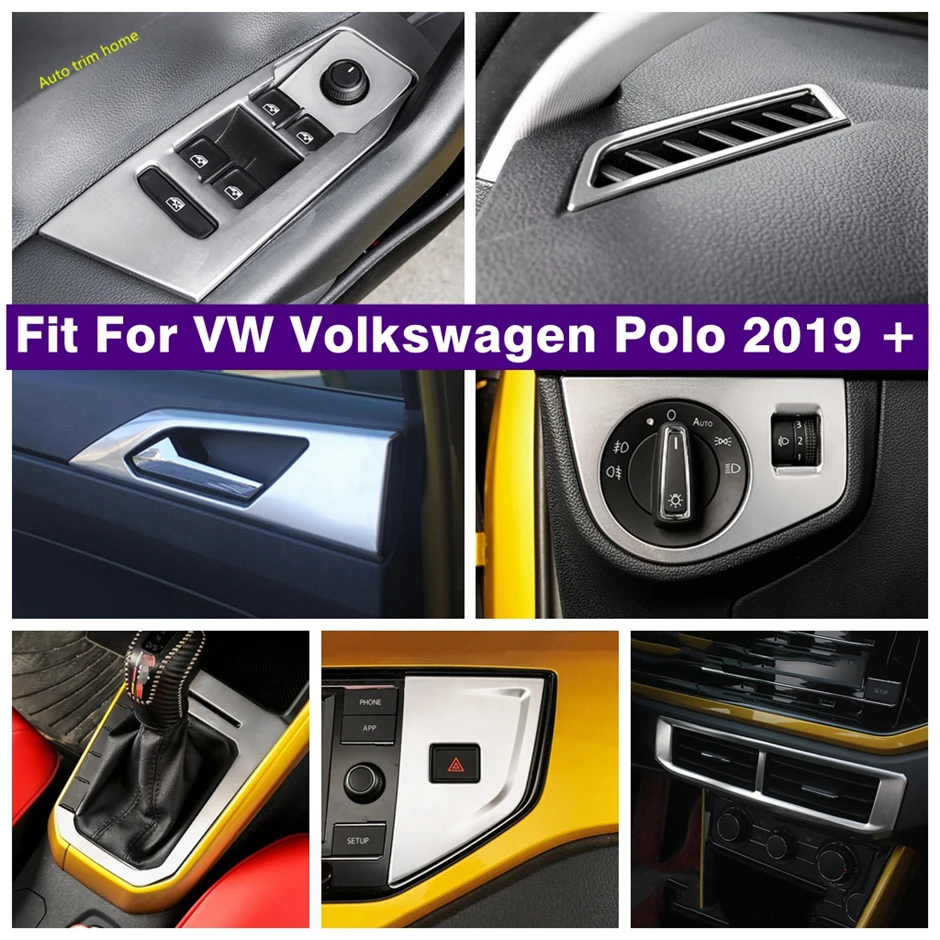 Car Accessories Glass Lift Button / Air AC / Gear Box / Light Control Panel Cover Trim For VW Volkswagen Polo 2019 - 2023 Silver
Car Accessories Glass Lift Button / Air AC / Gear Box / Light Control Panel Cover Trim For VW Volkswagen Polo 2019 - 2023 Silver