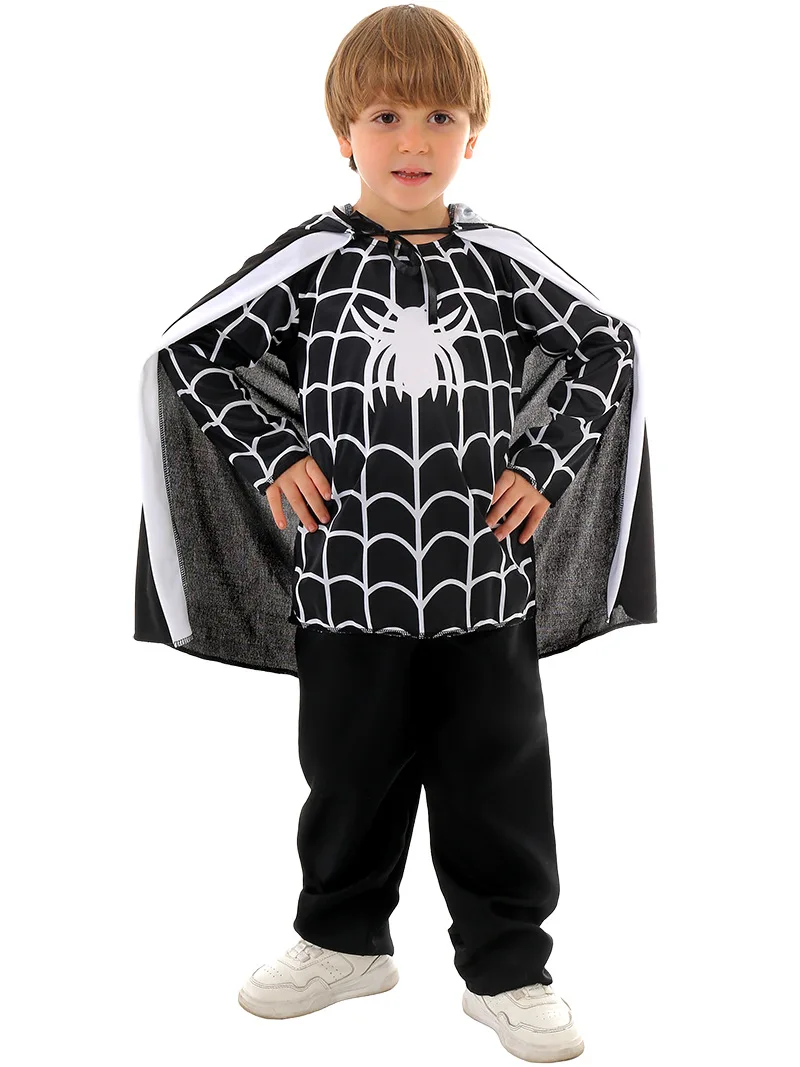 Halloween spider witch cosplay girls mesh dress costume boys jumpsuit spider magic party
Halloween spider witch cosplay girls mesh dress costume boys jumpsuit spider magic party