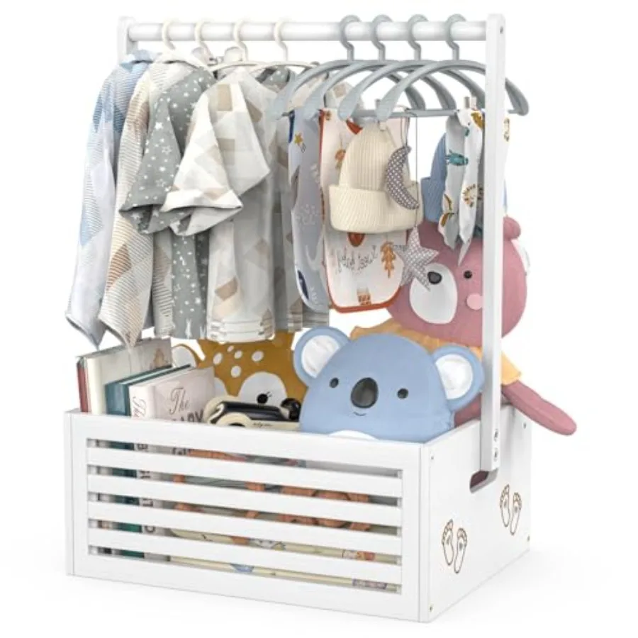 Baby Shower Crate Closet Baby Baskets with Hangers Handle Baby Crate Box for Baby Shower Welcome Gift Basket for Newborn Baby P
Baby Shower Crate Closet Baby Baskets with Hangers Handle Baby Crate Box for Baby Shower Welcome Gift Basket for Newborn Baby P