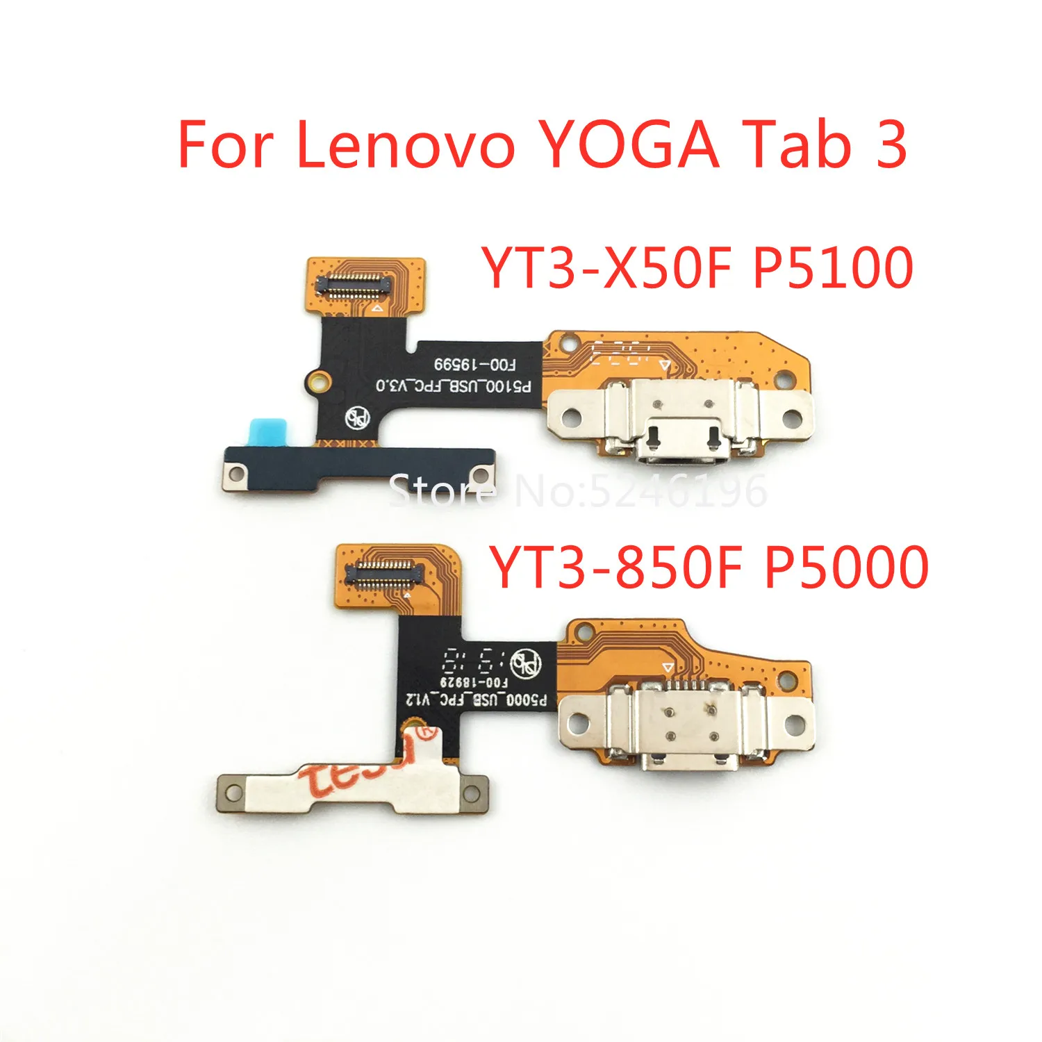 1pcs USB Charging Port Connector Flex Cable For Lenovo YOGA Tab 3 YT3-X50F YT3-X50 P5100_usb_fpc_v3.0 YT3-850F YT3-850M P5000
1pcs USB Charging Port Connector Flex Cable For Lenovo YOGA Tab 3 YT3-X50F YT3-X50 P5100_usb_fpc_v3.0 YT3-850F YT3-850M P5000
