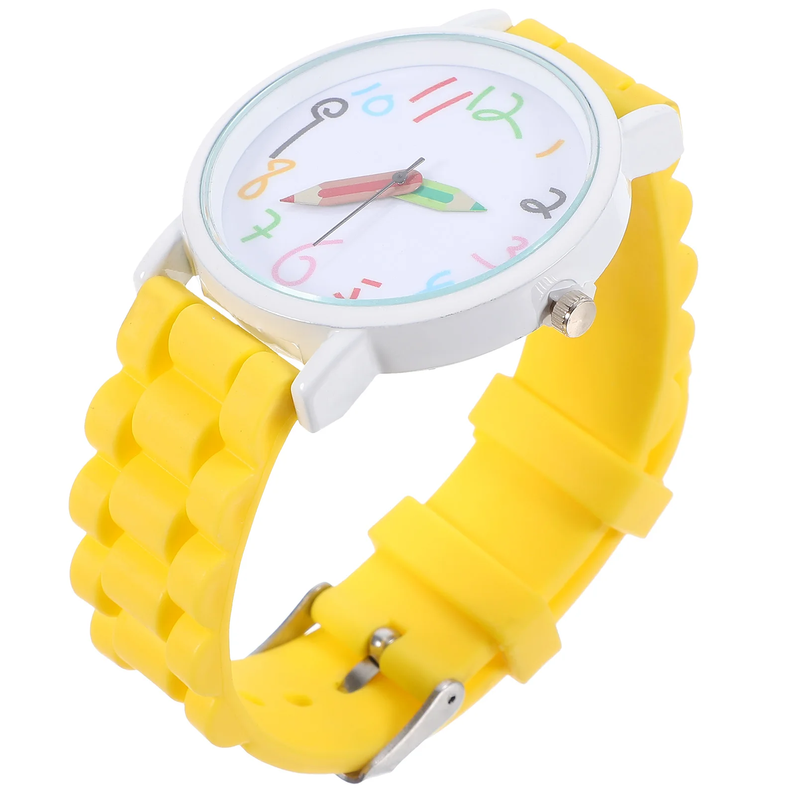 1pc Quartz Watches Learning Wrist Watches Yellow Durable Cartoon Design Pencil Theme Student Gift For
1pc Quartz Watches Learning Wrist Watches Yellow Durable Cartoon Design Pencil Theme Student Gift For