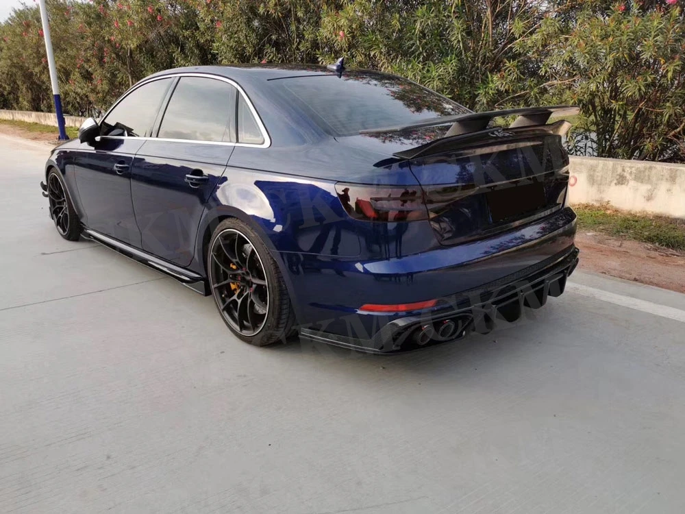 Dry Carbon Fiber Rear Racing Spoiler Tail Wings For Audi A4 Sline Sport S4 Sedan B10 2019 2020 GT Spoiler Car Styling 
Dry Carbon Fiber Rear Racing Spoiler Tail Wings For Audi A4 Sline Sport S4 Sedan B10 2019 2020 GT Spoiler Car Styling