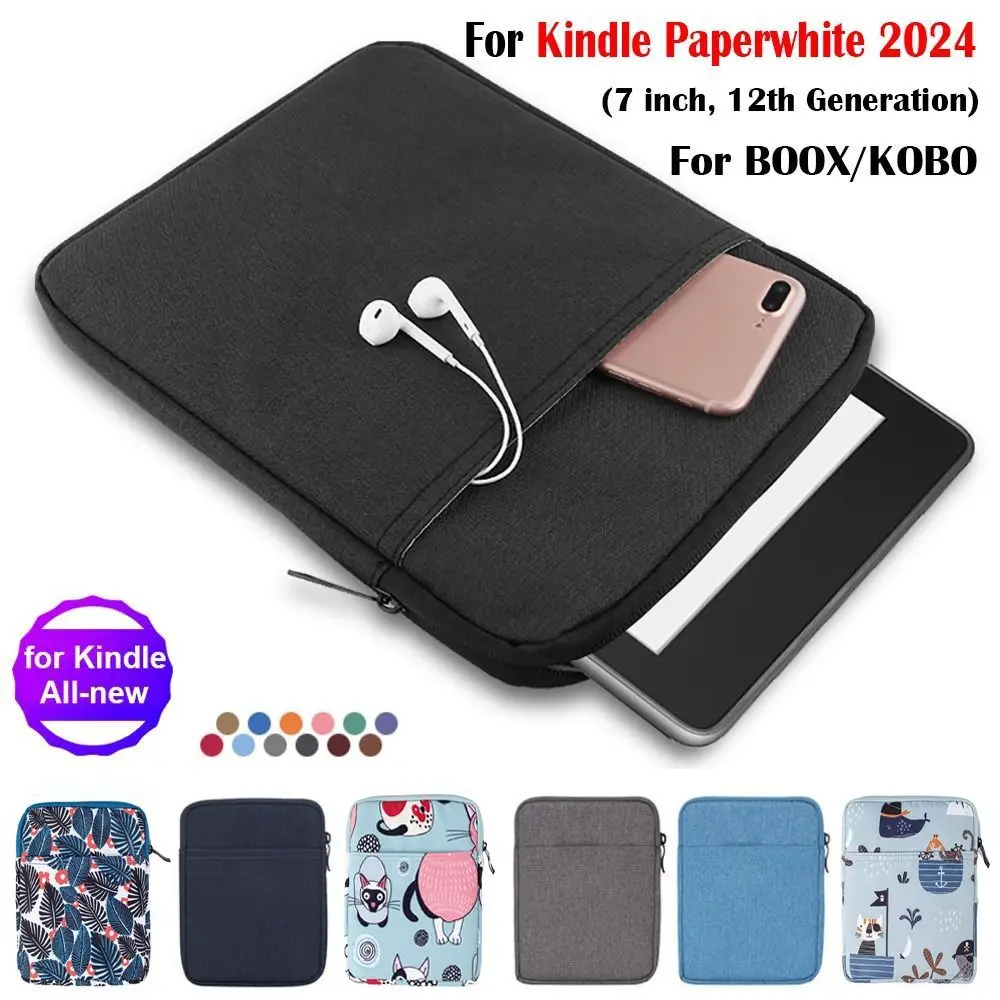 12th Generation 6-7 inch e-Reader Sleeve Wear Resistant Shockproof SA568B Storage Bag for Kobo/Boox/Kindle Paperwhite 2024
12th Generation 6-7 inch e-Reader Sleeve Wear Resistant Shockproof SA568B Storage Bag for Kobo/Boox/Kindle Paperwhite 2024