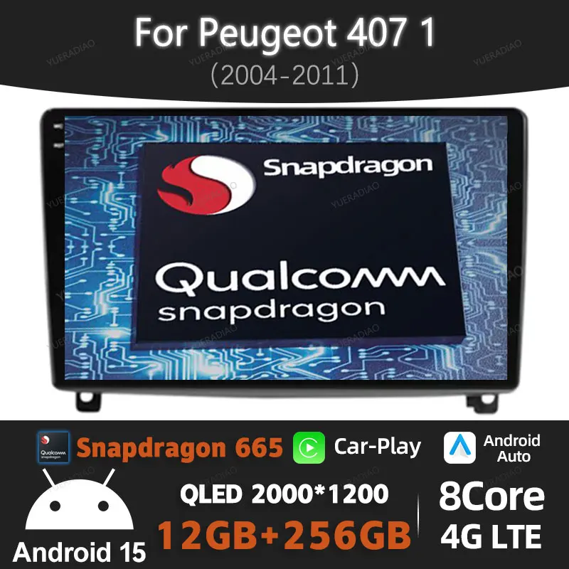 Android 15 Car Radio 2k Screen For Peugeot 407 2004 - 2011 Carplay Auto Multimedia Video Player GPS 4G WIFI Head Unit DSP
Android 15 Car Radio 2k Screen For Peugeot 407 2004 - 2011 Carplay Auto Multimedia Video Player GPS 4G WIFI Head Unit DSP