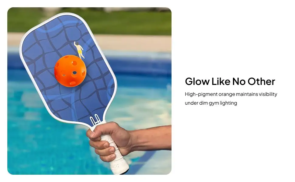 Indoor Pickleball Balls 74mm Bright TPE High Density 26 Holes for Practice Toy and Court Competition
Indoor Pickleball Balls 74mm Bright TPE High Density 26 Holes for Practice Toy and Court Competition