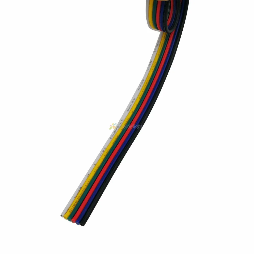 5M/10M/20M/50M/100M 6 pin Wire Cable Extension connector For 5050 RGB CCT LED Strip 22AWG line
5M/10M/20M/50M/100M 6 pin Wire Cable Extension connector For 5050 RGB CCT LED Strip 22AWG line