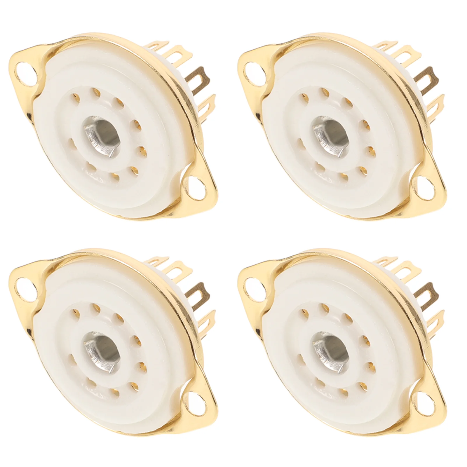 4 Pcs Electronic Tube Holder Amplifier Sturdy Parts Stitching Vacuum Guitar Socket Golden
4 Pcs Electronic Tube Holder Amplifier Sturdy Parts Stitching Vacuum Guitar Socket Golden