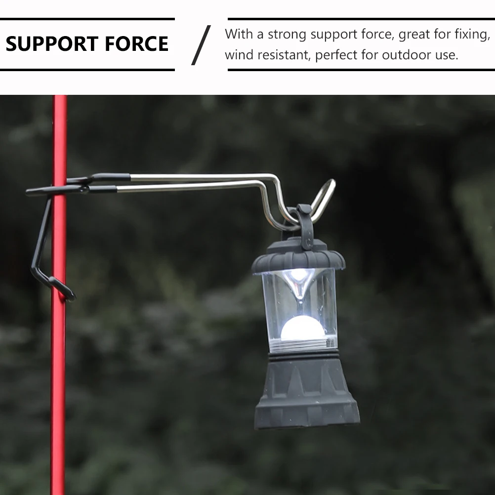 Outdoor Camping Light Hook Hanging Rack Tent Lamp Holder Nonslip Rubber Hook for Lantern Bag Clothes Hiking Picnic Bbq Fishing
Outdoor Camping Light Hook Hanging Rack Tent Lamp Holder Nonslip Rubber Hook for Lantern Bag Clothes Hiking Picnic Bbq Fishing