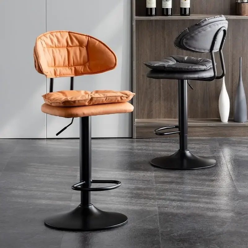 European Modern Bar Chair with Backrest Rotating Kitchen Stool Light Luxury Bar Furniture with Lift Adjustable Height Elegant
European Modern Bar Chair with Backrest Rotating Kitchen Stool Light Luxury Bar Furniture with Lift Adjustable Height Elegant