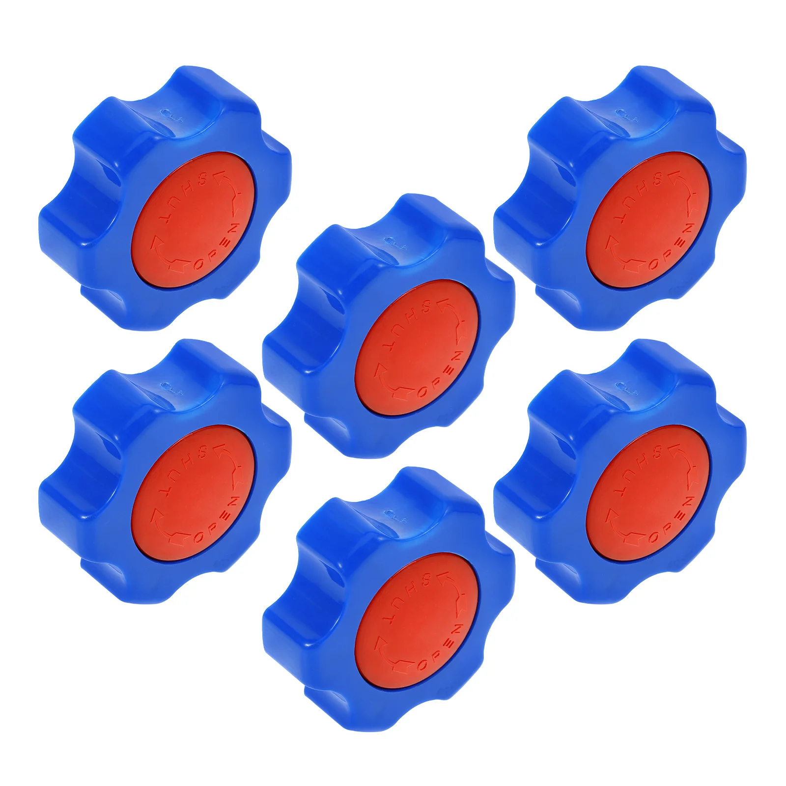 6pcs Plastic Valve Handwheel Blue Replacement Handle Gate Shower Hose Faucet Spigot Knob Outdoor Durability Compatibility
6pcs Plastic Valve Handwheel Blue Replacement Handle Gate Shower Hose Faucet Spigot Knob Outdoor Durability Compatibility