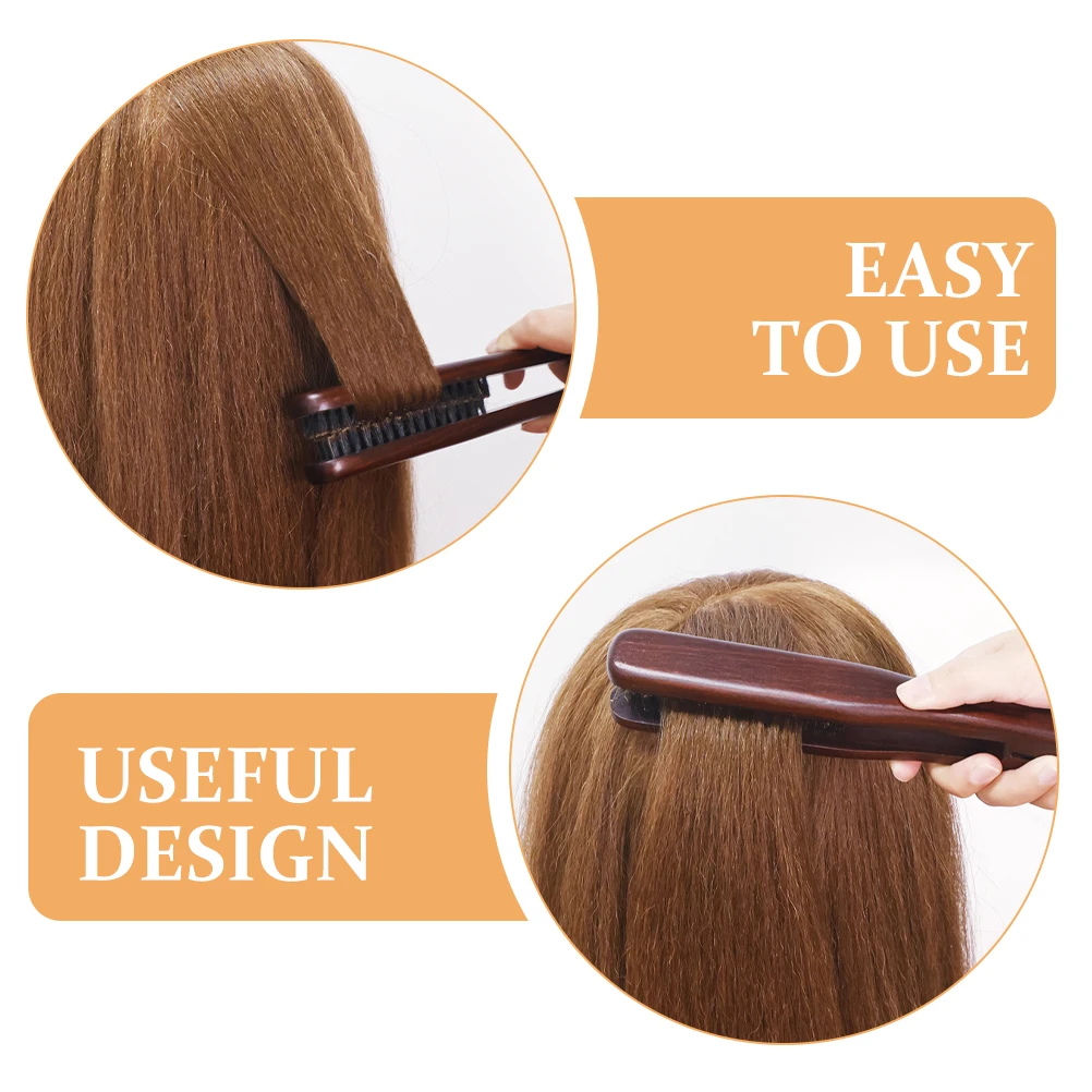 Salon Quality Hair Straightening Comb Double Sided Brush Wooden Bristle Durable Comfortable to Hold Hair Straighteners Brush
Salon Quality Hair Straightening Comb Double Sided Brush Wooden Bristle Durable Comfortable to Hold Hair Straighteners Brush