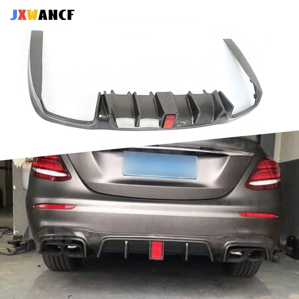 JXWANCF For E Class Carbon Fiber Rear Bumper Lip Diffuser Spoiler with light for Benz W213 E200 E260 E300 E63 AMG 2017 2018 +
JXWANCF For E Class Carbon Fiber Rear Bumper Lip Diffuser Spoiler with light for Benz W213 E200 E260 E300 E63 AMG 2017 2018 +