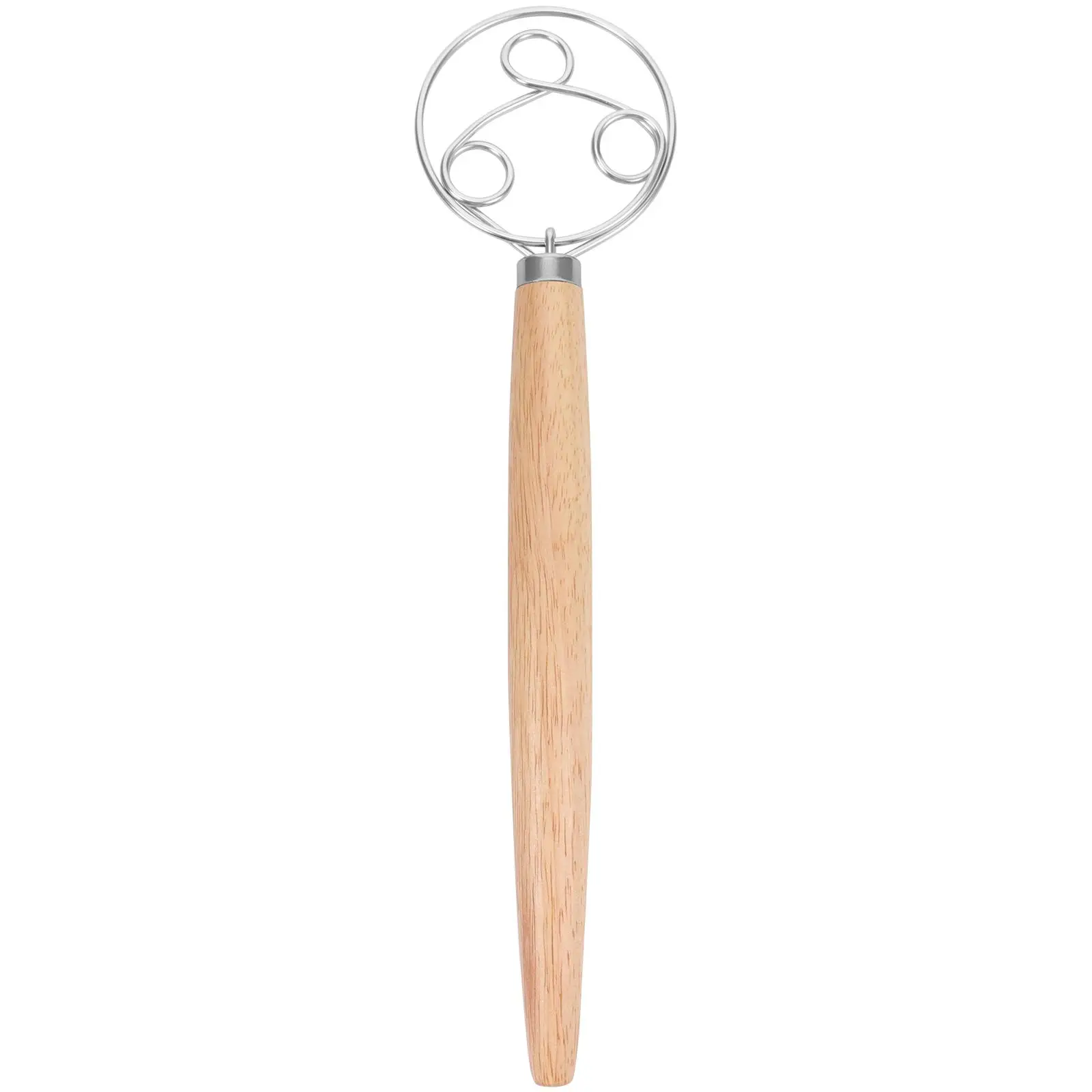 Wooden Handle Whisk Stainless Steel Kitchen Gadgets Flour Mixer Bread Tool Baking Tools For Home Hotel
Wooden Handle Whisk Stainless Steel Kitchen Gadgets Flour Mixer Bread Tool Baking Tools For Home Hotel