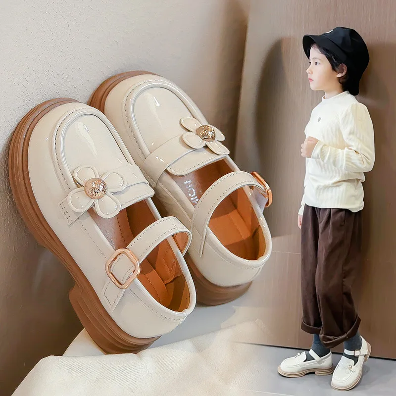 New Style Little Kids Single Children Black White Princess Loafer Footwear Girls' Small Pu Leather Shoes
New Style Little Kids Single Children Black White Princess Loafer Footwear Girls' Small Pu Leather Shoes