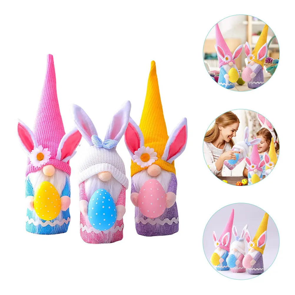 3Pcs Easter Bunny Gnomes Long Hat Decorative Gnomes for Easter Home Party Decoration Holiday Ornament Desktop Rabbit Gnome
3Pcs Easter Bunny Gnomes Long Hat Decorative Gnomes for Easter Home Party Decoration Holiday Ornament Desktop Rabbit Gnome