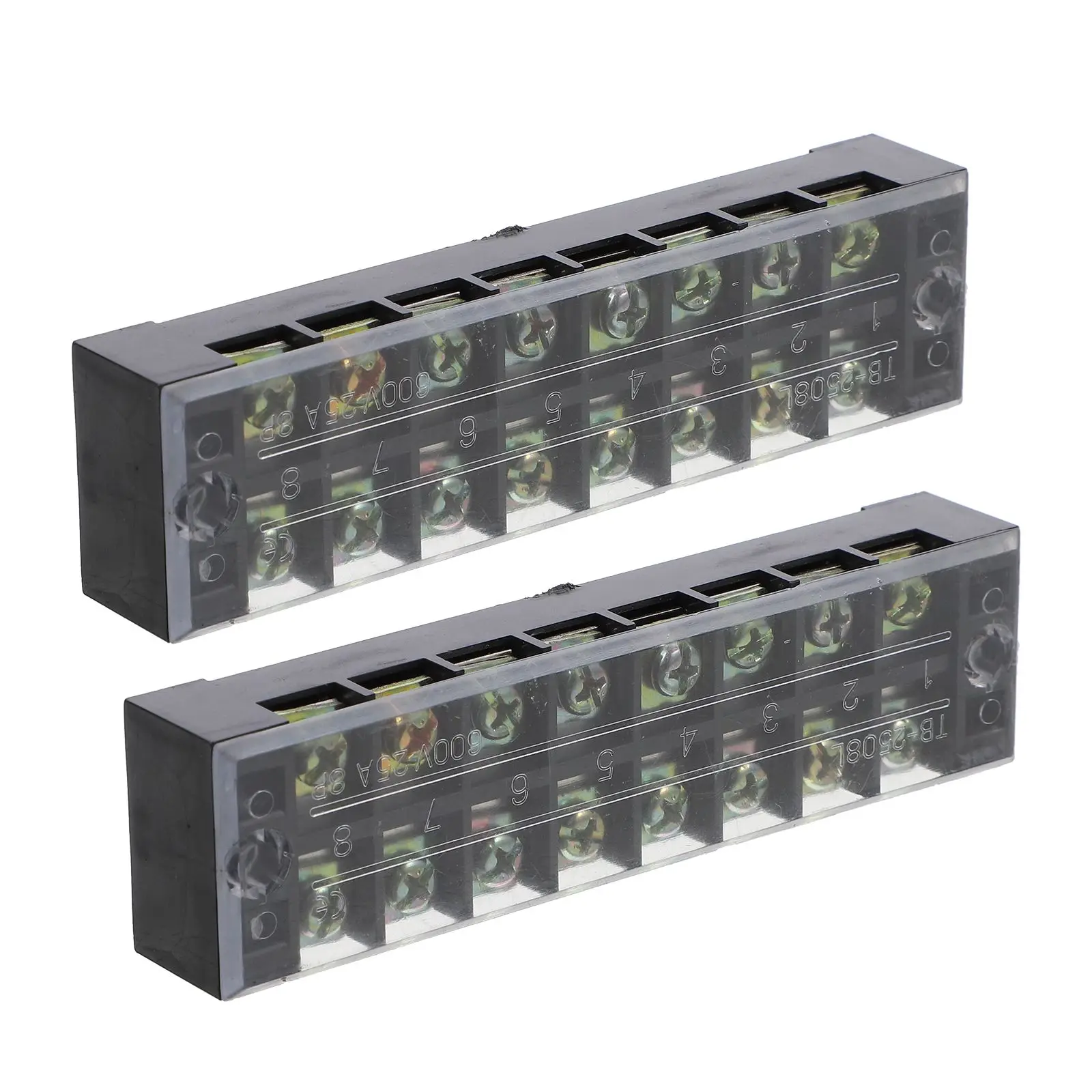 2 Pcs Terminal Blocks Pre insulated Screw 600V Double Row Barrier Strips Copper ABS 10 Positions Electrical Conductivity Anti
2 Pcs Terminal Blocks Pre insulated Screw 600V Double Row Barrier Strips Copper ABS 10 Positions Electrical Conductivity Anti
