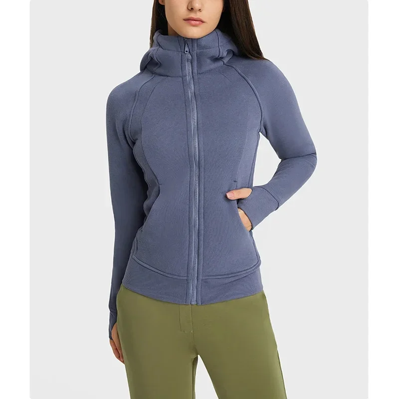Autumn Winter new slim fit top hooded sweatshirt slimming sports yoga shirts outdoor zipper coat cardigan
Autumn Winter new slim fit top hooded sweatshirt slimming sports yoga shirts outdoor zipper coat cardigan