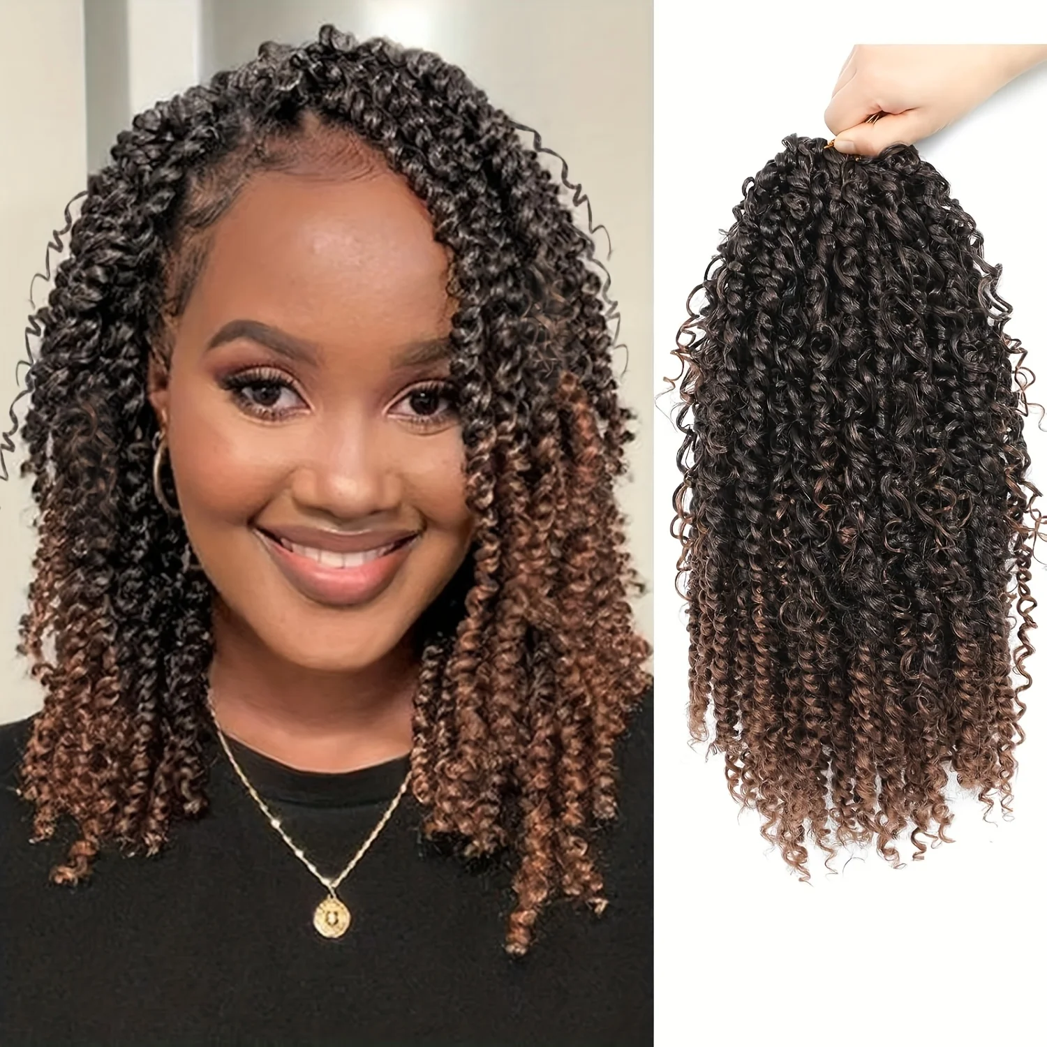 Синтетические волосы для плетения Passion Twist, 14 дюймов, в стиле бохо, для женщин, предварительно сплетенные, для крючкового плетения.
Синтетические волосы для плетения Passion Twist, 14 дюймов, в стиле бохо, для женщин, предварительно сплетенные, для крючкового плетения.