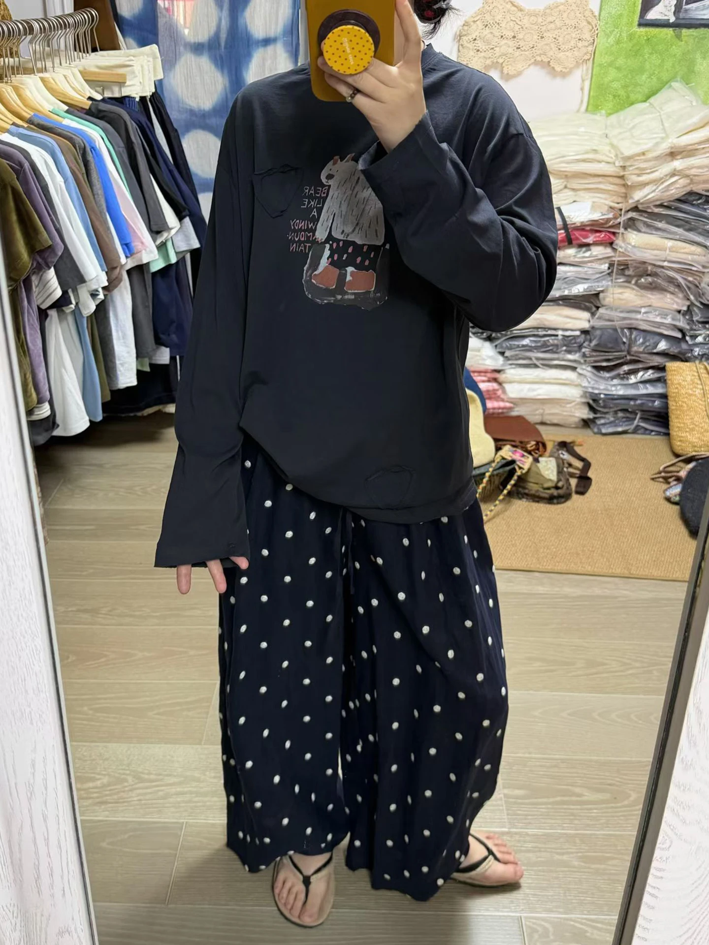 Retro Embroidered Polka Dot Linen Pants plus Size Spring Summer Women's Clothing Comfortable plus Size Ladies Trousers
Retro Embroidered Polka Dot Linen Pants plus Size Spring Summer Women's Clothing Comfortable plus Size Ladies Trousers
