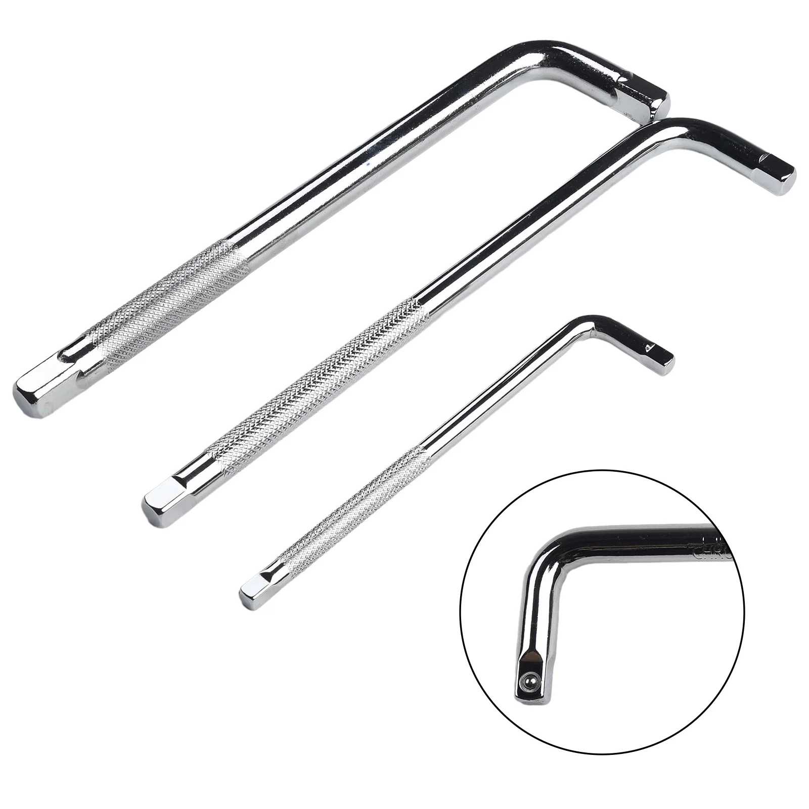 Extension Rod Socket Wrench 1/4 3/8 3PCS Chrome Vanadium Steel Double End Extension L-Type Non-Slip Hand Tools
Extension Rod Socket Wrench 1/4 3/8 3PCS Chrome Vanadium Steel Double End Extension L-Type Non-Slip Hand Tools
