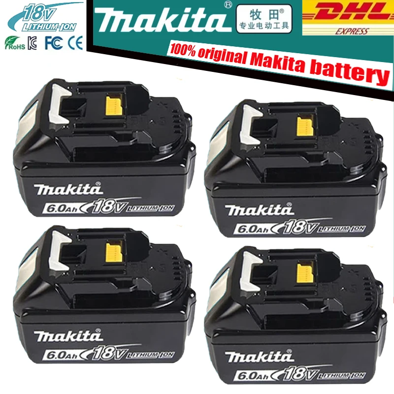 100% Original Makita 18V 6Ah Battery ,Suitable for all 18V electric tools in Makita, BL1830 BL1850 BL1840 BL1860
100% Original Makita 18V 6Ah Battery ,Suitable for all 18V electric tools in Makita, BL1830 BL1850 BL1840 BL1860