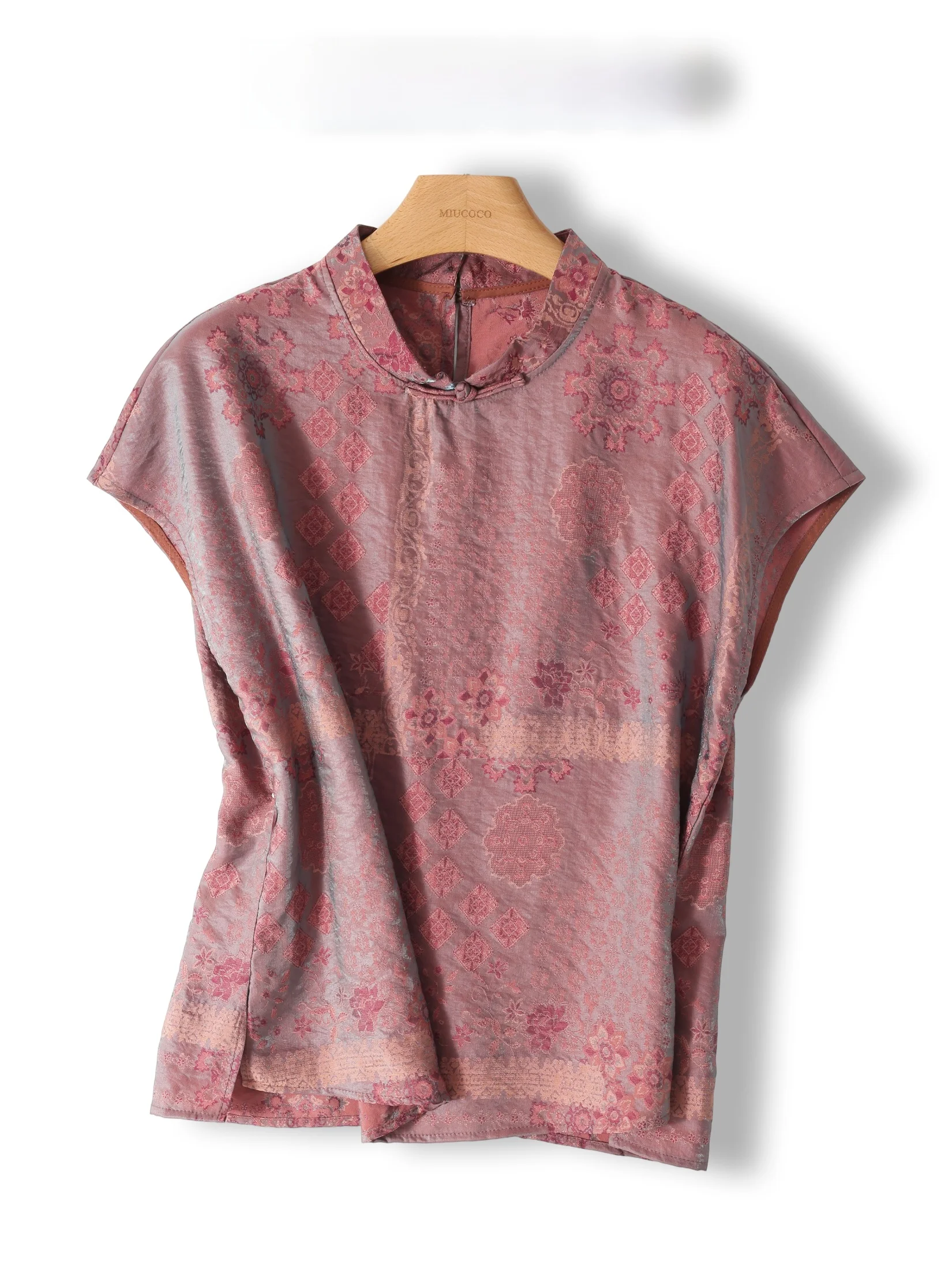 Cool Floral Embroidery Stand Collar Short Sleeve Shirt Women's Fashionable Top New Chinese Style Loose Fit Summer Shirt
Cool Floral Embroidery Stand Collar Short Sleeve Shirt Women's Fashionable Top New Chinese Style Loose Fit Summer Shirt