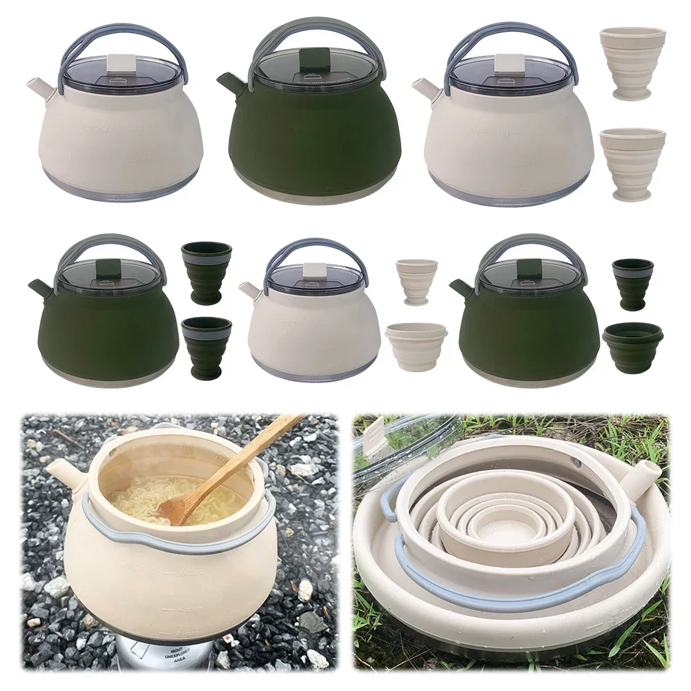 New Silicone Folding Kettle 1.5L Household Travel Folding Kettle Portable Boiling Pot Travel Water Boiler
New Silicone Folding Kettle 1.5L Household Travel Folding Kettle Portable Boiling Pot Travel Water Boiler