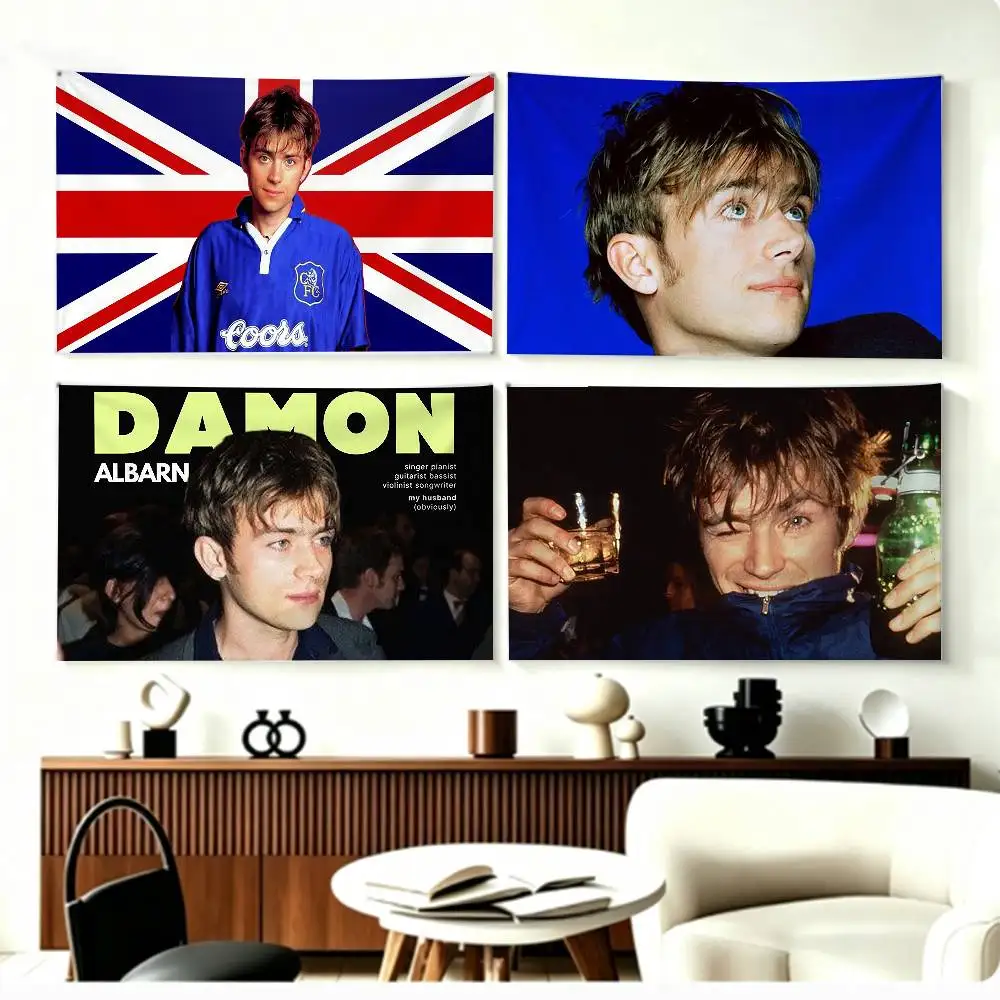 Britpop Rock D-Damon Albarn Flags Wall Hanging Background Art Banner for Bedroom Home Outdoor Decor
Britpop Rock D-Damon Albarn Flags Wall Hanging Background Art Banner for Bedroom Home Outdoor Decor