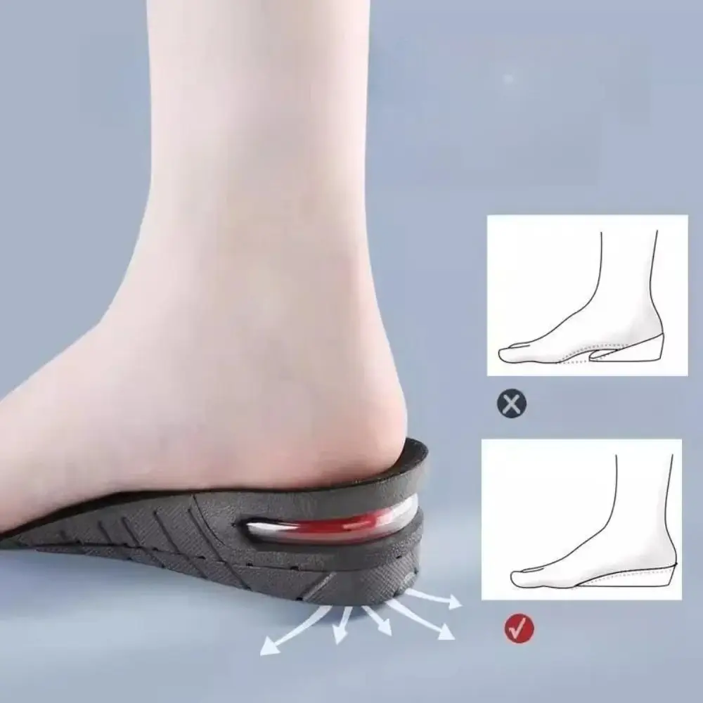 1Pair New PVC Elevated Insole Black Multilayer Half Cushion Adjustable Removable Inner Elevated Insole Womens
1Pair New PVC Elevated Insole Black Multilayer Half Cushion Adjustable Removable Inner Elevated Insole Womens