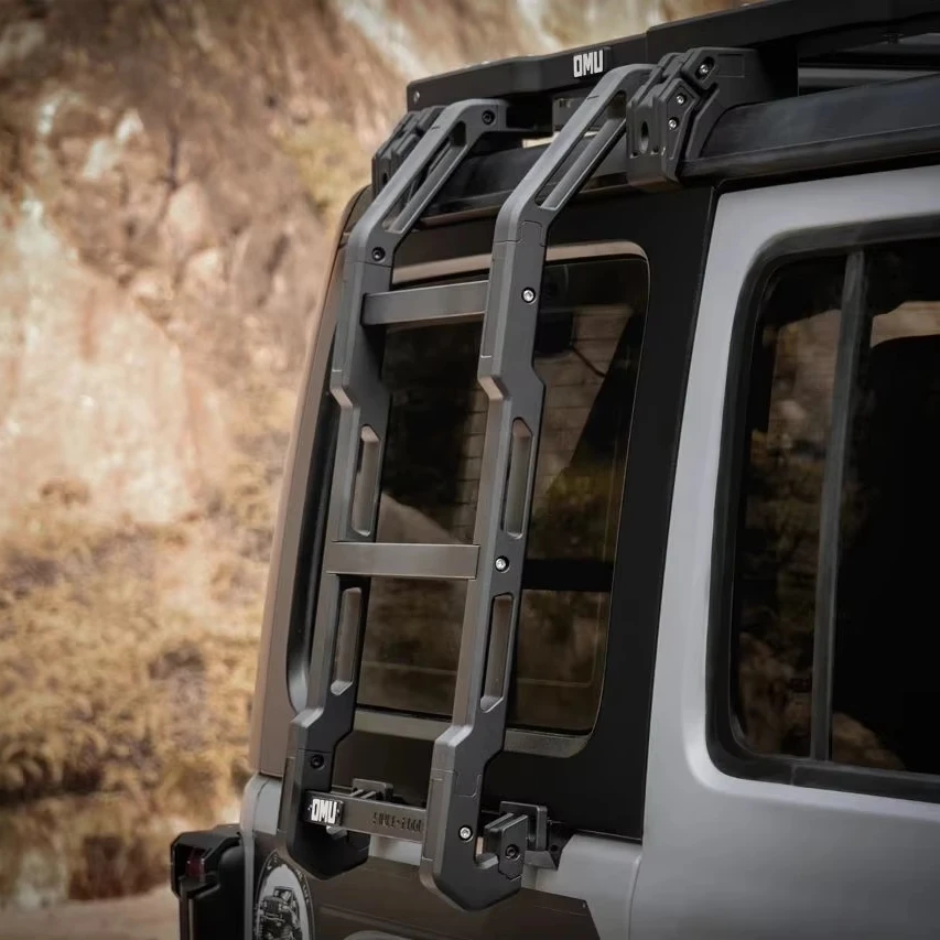 OMU Genesis Aluminum Side Window Ladder For Jeep Wrangler JL Roof Luggage Rack Ladder Accessories
OMU Genesis Aluminum Side Window Ladder For Jeep Wrangler JL Roof Luggage Rack Ladder Accessories