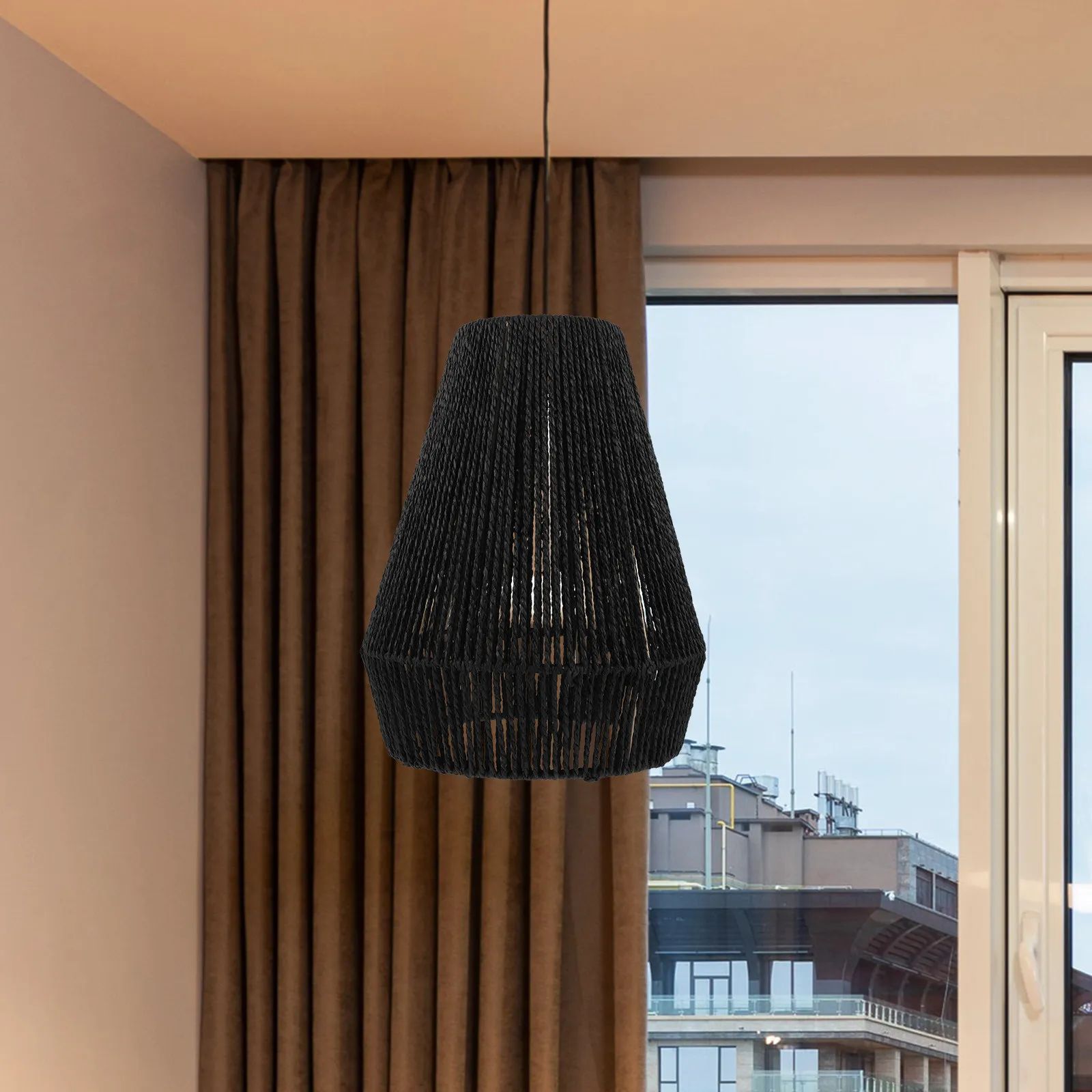 Small Weaving Retro Style Lampshade Simulated Rattan Rope Indoor Ceiling Light Cover Paper Lamp Shade Home Decoration Cafe
Small Weaving Retro Style Lampshade Simulated Rattan Rope Indoor Ceiling Light Cover Paper Lamp Shade Home Decoration Cafe
