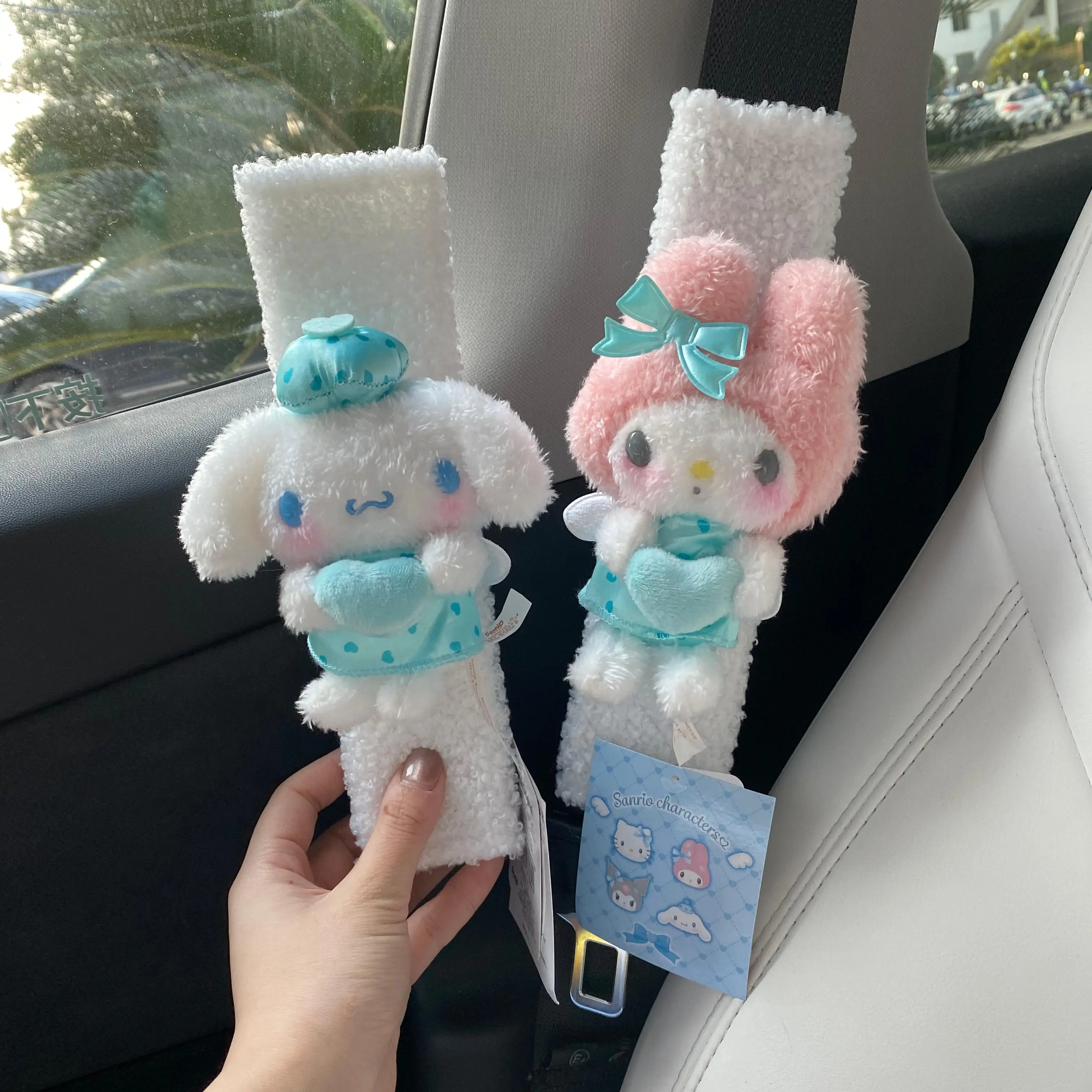Sanrio Car Seat Belt Covers Plush Doll Soft Velvet Shoulder Pad Safety Belt Cover for Adult Kid Car Interior Accessories
Sanrio Car Seat Belt Covers Plush Doll Soft Velvet Shoulder Pad Safety Belt Cover for Adult Kid Car Interior Accessories