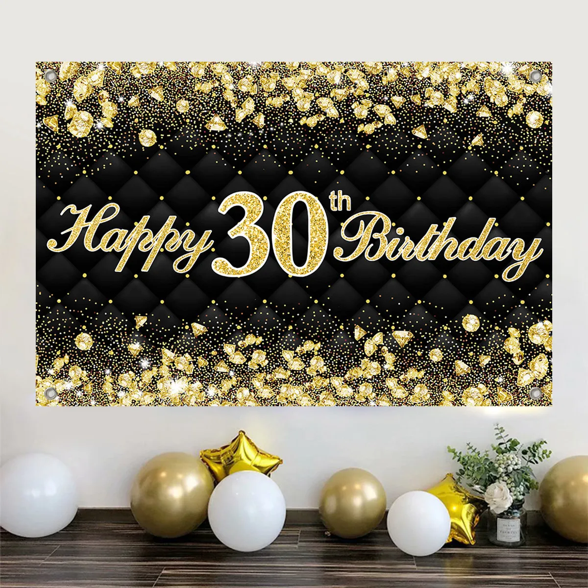 Black Gold Birthday Party Backgroud Banner 40 50 60 Years Old Birthday Decoration Adult 30th 40th 50th Birthday Backdrop
Black Gold Birthday Party Backgroud Banner 40 50 60 Years Old Birthday Decoration Adult 30th 40th 50th Birthday Backdrop