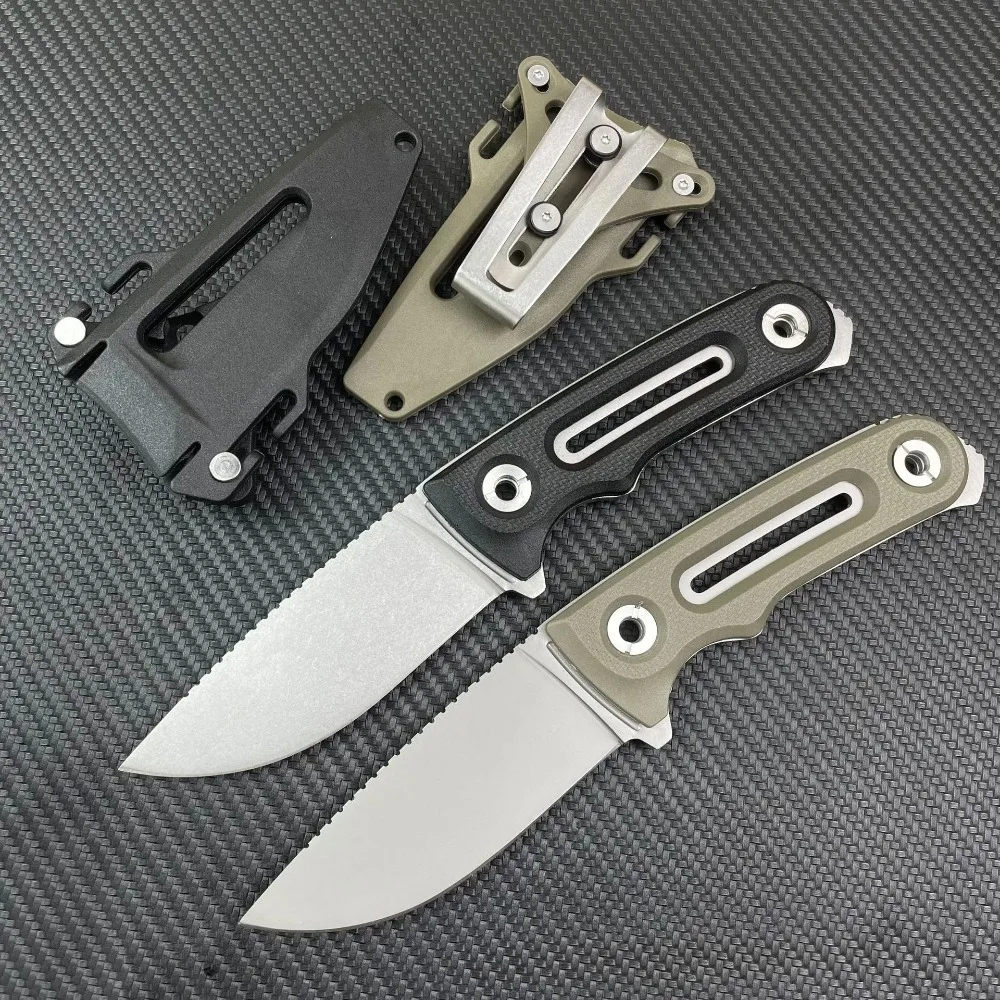 Тактический нож FX Small Straight Knife с лезвием из стали 8Cr13Mov и рукоятью из нейлонового волокна для самообороны, выживания, кемпинга и повседневного ношения (EDC)
Тактический нож FX Small Straight Knife с лезвием из стали 8Cr13Mov и рукоятью из нейлонового волокна для самообороны, выживания, кемпинга и повседневного ношения (EDC)