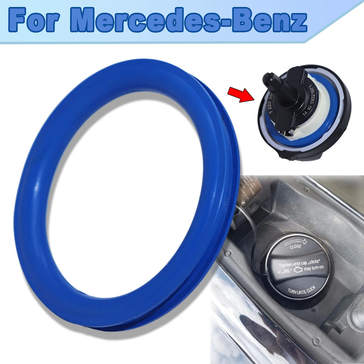 Tank Cap Seal Fuel Filler Neck Gas Cap Repair O-ring Rubber A2214700605 For Mercedes-Benz CLS C218 C219 X218 E-Class W211 W212
Tank Cap Seal Fuel Filler Neck Gas Cap Repair O-ring Rubber A2214700605 For Mercedes-Benz CLS C218 C219 X218 E-Class W211 W212