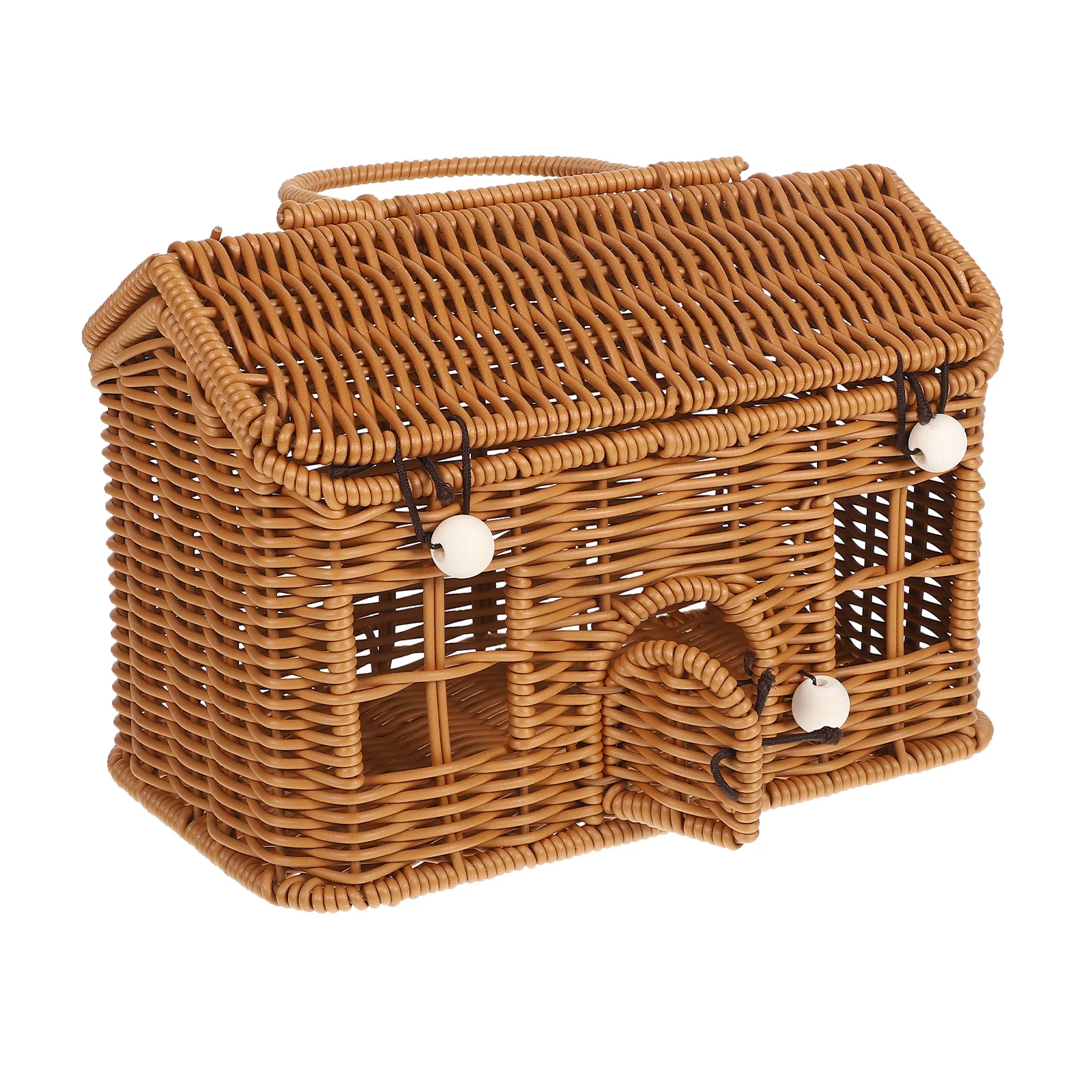 1pc Rattan Picnic Decorative Large-Capacity Picnic Basket Boxes Lids Gifts Empty Small Handle Storage Woven Vintage Style
1pc Rattan Picnic Decorative Large-Capacity Picnic Basket Boxes Lids Gifts Empty Small Handle Storage Woven Vintage Style
