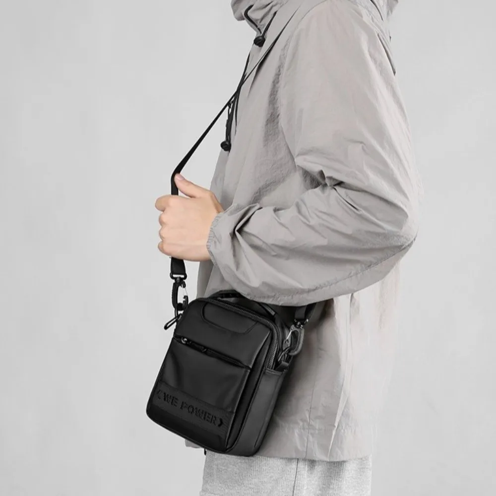 Simple Casual Men Crossbody Bag Nylon Large Capacity Wearable Belt Hanging Bag Square Multi-functional Small Shoulder Bag Travel
Simple Casual Men Crossbody Bag Nylon Large Capacity Wearable Belt Hanging Bag Square Multi-functional Small Shoulder Bag Travel