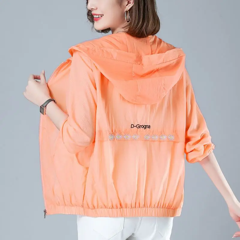 High-End Large Size Women's Summer New Style Sun Protection Long Sleeve Top Thin Outerwear Jacket with Hat Zipper Design
High-End Large Size Women's Summer New Style Sun Protection Long Sleeve Top Thin Outerwear Jacket with Hat Zipper Design