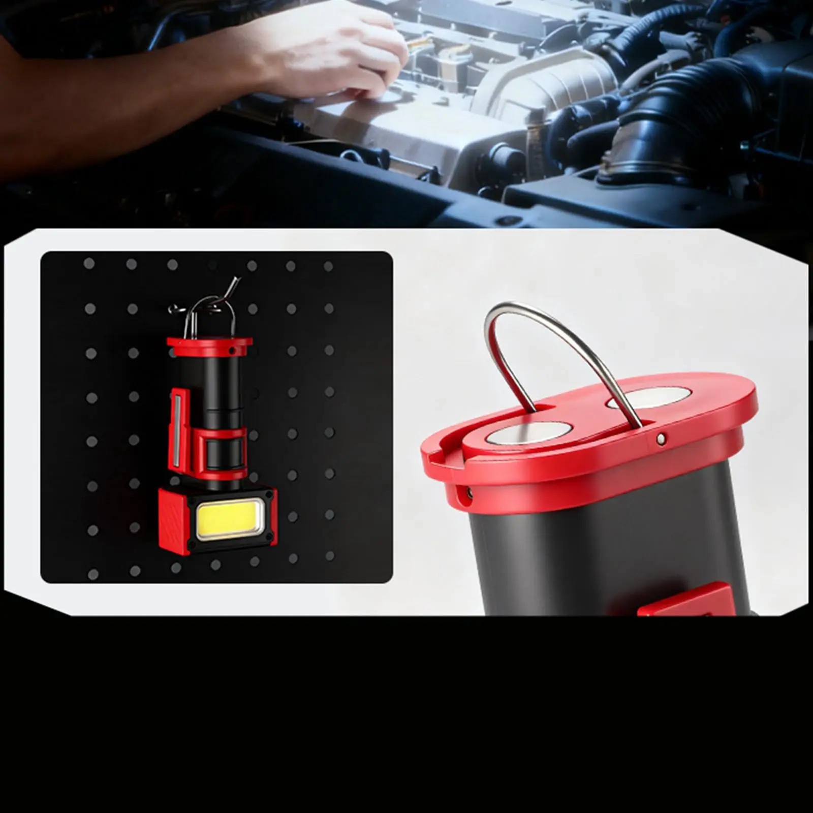 Powerful Rechargeable LED Work Light Magnetic Base Handheld Mechanic Flashlight for Outdoor Emergency Lighting
Powerful Rechargeable LED Work Light Magnetic Base Handheld Mechanic Flashlight for Outdoor Emergency Lighting