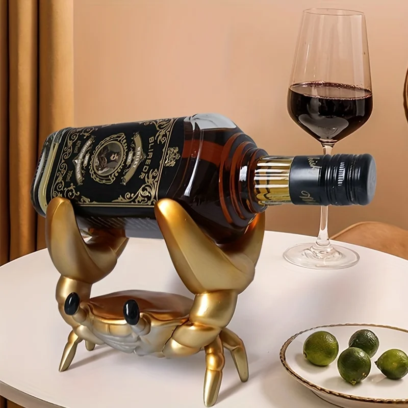 Creative Crab Wine Rack for red wine Display Desktop Decor Light Luxury European-style Wine Decorations Living Room Home Decor
Creative Crab Wine Rack for red wine Display Desktop Decor Light Luxury European-style Wine Decorations Living Room Home Decor