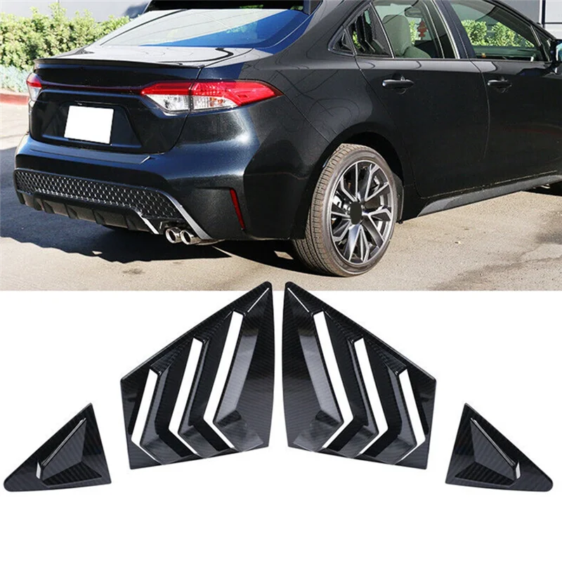 Premium For Toyota Corolla 2020-2023 Car Rear Side Vent Quarter Window Louver Shutter Cover Carbon Fiber Color Car Supplies Acce
Premium For Toyota Corolla 2020-2023 Car Rear Side Vent Quarter Window Louver Shutter Cover Carbon Fiber Color Car Supplies Acce