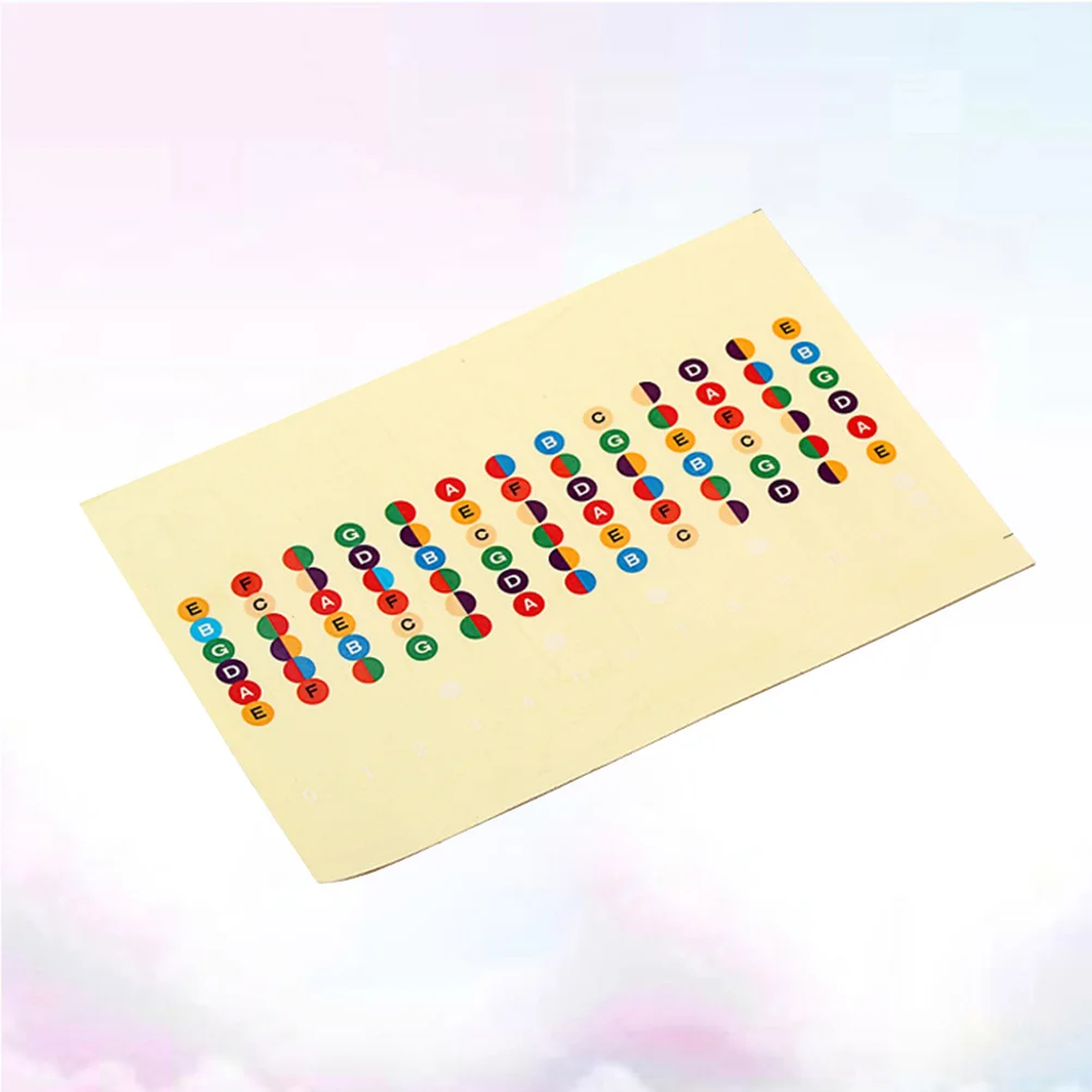 Guitar Chord Sticker For 6-String Acoustic Electric Guitar Fretboard Map Waterproof Wear Resistant Labels Decal Instrument
Guitar Chord Sticker For 6-String Acoustic Electric Guitar Fretboard Map Waterproof Wear Resistant Labels Decal Instrument