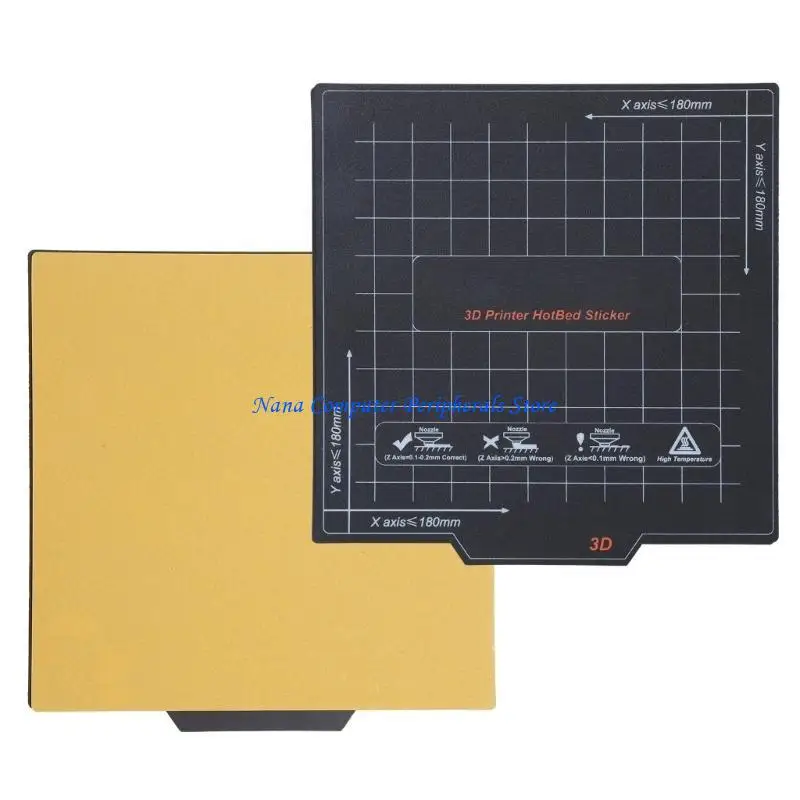 F68C Buildplate Sticker for w/ Coordinate Heat Bed Platform Sheet Printer