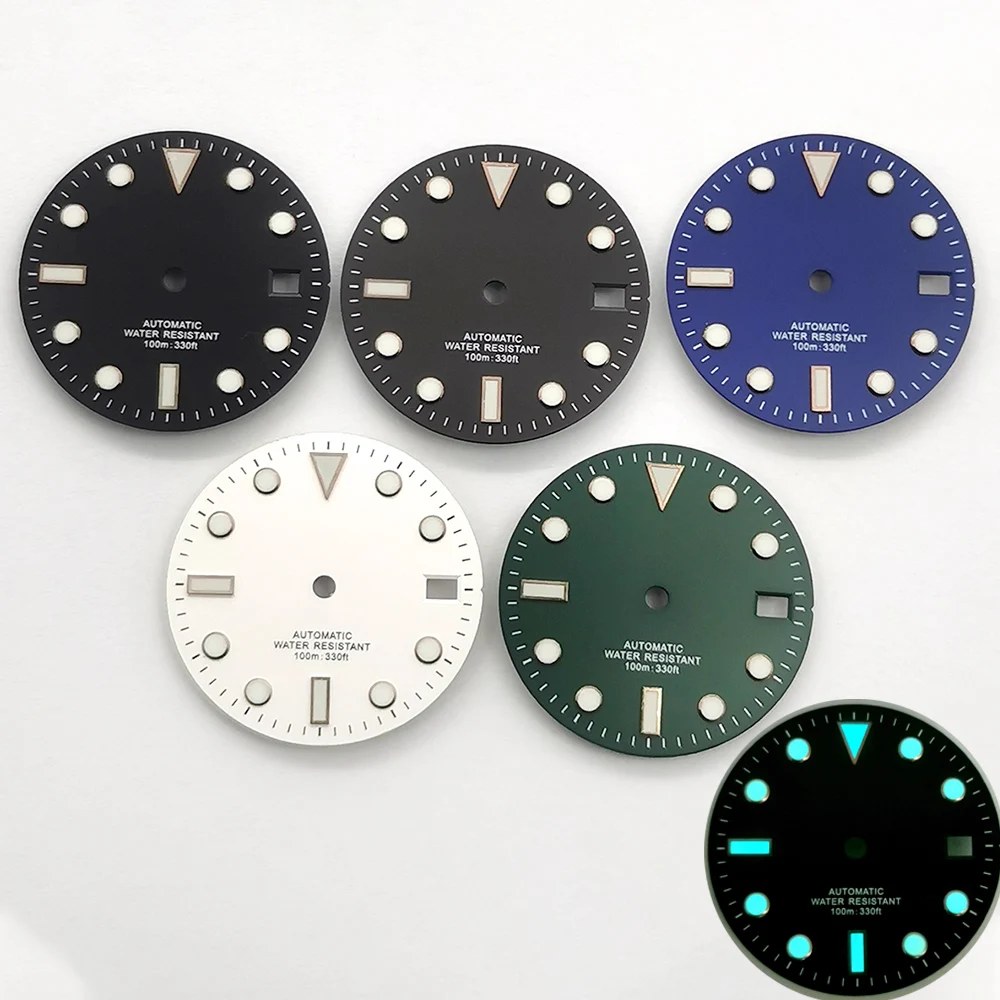 Customized 28.5mm Watch Dial 8215 2824 Watch Dial Luminous Dial Fit For NH35 NH36 8215 ETA 2824 2836 Movement Watch Faces Dial
Customized 28.5mm Watch Dial 8215 2824 Watch Dial Luminous Dial Fit For NH35 NH36 8215 ETA 2824 2836 Movement Watch Faces Dial