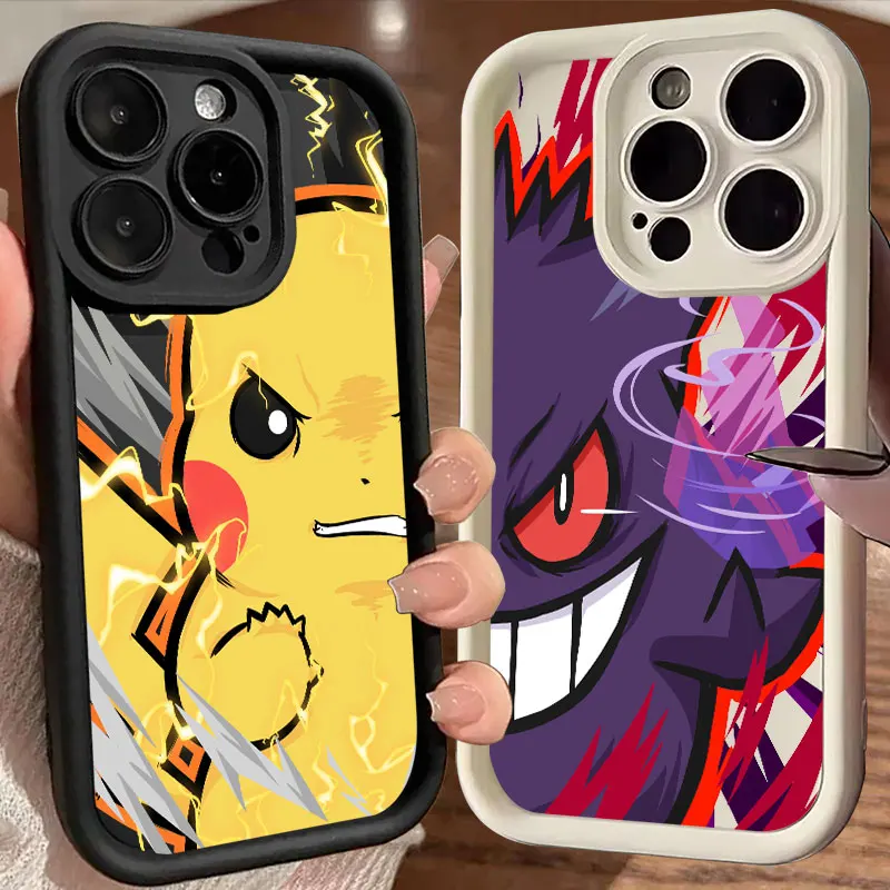 Gengar Pikachu Pocket Monster Phone Case for iPhone 16 Case iPhone 15 14 13 12 Mini 11 Pro Max 16 Plus XS 15Pro Shockproof Cover
Gengar Pikachu Pocket Monster Phone Case for iPhone 16 Case iPhone 15 14 13 12 Mini 11 Pro Max 16 Plus XS 15Pro Shockproof Cover